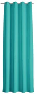Zasłony - Domarex Zasłona DOLCE turkusowa 140 x 250 cm na przelotkach - miniaturka - grafika 1