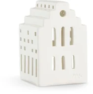 Oświetlenie świąteczne - Kähler Kähler URBANIA Świecznik Tealight - Domek Biały - Long Church 691061 - miniaturka - grafika 1