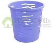 Kosze na śmieci - Branq Kosz biurowy na papier Zebra 10l chabrowy - miniaturka - grafika 1