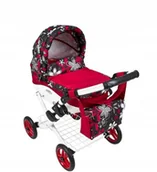 Wózki dla lalek - Wózek dla lalek Adbor Lily Lalkowy 2 Gratisy Lc-18 - miniaturka - grafika 1