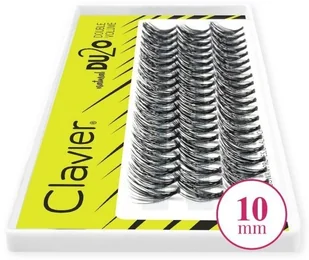 Clavier CLAVIER DU2O DOUBLE VOLUME KĘPKI RZĘS 10MM - Sztuczne rzęsy i akcesoria - miniaturka - grafika 2