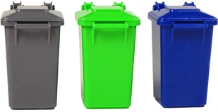 Import LEANToys Samochód Śmieciarka Kosze Ciemnozielona Dźwięki Światła LT-9525-0 - Samochody i pojazdy dla dzieci - miniaturka - grafika 5