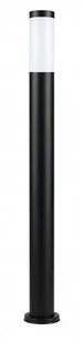Inox Nowoczesny słupek ogrodowy okrągły 110 cm czarny - Lampy ogrodowe - miniaturka - grafika 3