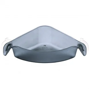 Koziol Narożny pojemnik łazienkowy Boks transparentny stalowy 5242540 - Pojemniki łazienkowe - miniaturka - grafika 2