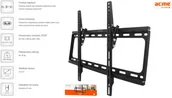 Anteny TV - ACME EUROPE Uchwyt ścienny do LCD LED TV ACME MTLT52 Tilting TV wall mount 3265" 177562 - miniaturka - grafika 1