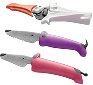 Sztućce dla dzieci - KUHN RIKON 21271 Kinderkitchen zestaw 3-częściowy, ze stali nierdzewnej, wielokolorowa, 4 x 4 x 7,5 cm, 3 jednostki 21271 - miniaturka - grafika 1