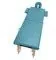 BODYFIT Łóżko do masażu 2 segmentowe BODYFIT, turkusowe, 216x82 cm - Łóżka - miniaturka - grafika 30