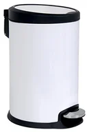 Kosze na śmieci - FENIKS MSV 100553 z pedałem "Soft Close", 20 L, biały - miniaturka - grafika 1