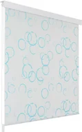 Rolety - vidaXL Roleta prysznicowa 120 x 240 cm, wzór w bąbelki - miniaturka - grafika 1