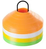 Piłka nożna - Pure2Improve pure2i mprove zestaw Team znacznik huettchen GR, oliwa/żółty/wei & niepozornej/pomarańczowy, 1 P2I100090 - miniaturka - grafika 1