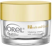 Kremy do twarzy - Norel Dr Wilsz Pearls and Gold Krem witalizujący ze złotem koloidalnym 50ml - miniaturka - grafika 1