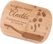 Deski do krojenia - Murrano Bambusowa Deska do Krojenia z Grawerem Najlepszy Smak DSK-BMB1-002 - miniaturka - grafika 1