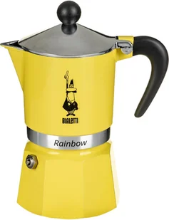 Bialetti Rainbow  Stove Top Espresso Coffee Maker  Yellow  Various sizes, żółty, 30 x 20 x 15 cm 4982 - Zaparzacze i kawiarki - miniaturka - grafika 2