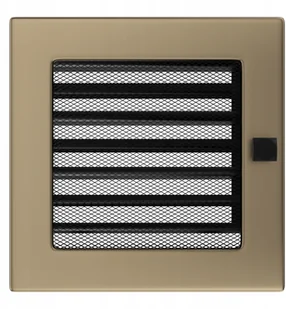 Parkanex kominkowa złoto galwaniczne żaluzja 17x17 - Kratki wentylacyjne - miniaturka - grafika 2