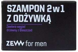 Zew For Men Zew For Men Szampon i Odżywka 2w1 Zawiera węgiel drzewny z Bieszczad 85 ml - Szampony dla mężczyzn - miniaturka - grafika 2