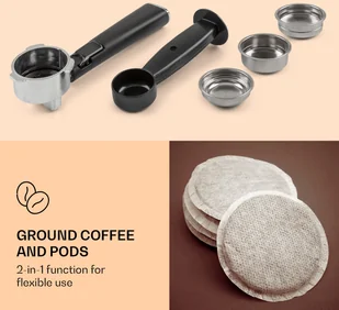 Ekspres do kawy Klarstein Gusto Classico TK42-Gusto-B - Ekspresy do kawy - miniaturka - grafika 3