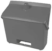 Miotły, szufle, mopy - Maya Professional Tools 80201  11 z klapką szufelka bez trzonka, FBK/higieny środków spożywczych, 330 MM X 310 MM X 125 MM, kolor szary 80201-11 - miniaturka - grafika 1