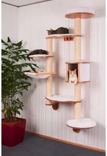 Kerbl Drapak dla kota na ścianę Dolomit XL, 185 cm, biały, 81501 - Drapaki dla kotów - miniaturka - grafika 3