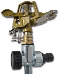 vidaXL vidaXL Zraszacz impulsowy do nawadniania ogrodu cynkowy z ostrzem, 2 szt. - Węże ogrodowe i zraszacze - miniaturka - grafika 4