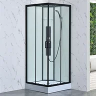 Kabiny z hydromasażem - Kabina prysznicowa z hydromasażem niski brodzik 80x80 WSH-312A WSH312A - miniaturka - grafika 1