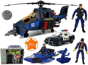 Lean Zestaw Policyjny Helikopter Auto Policja Łódź Dźwięk Broń 7889 - Samochody i pojazdy dla dzieci Lean Zestaw Policyjny Helikopter Auto Policja Łódź Dźwięk Broń 7889 - Samochody i pojazdy dla dzieci - miniaturka - grafika 2