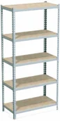Szafy i regały magazynowe - Fastservice Regał magazynowy 2500x1200x600 - 5 półkowy R-1-02-01 - miniaturka - grafika 1