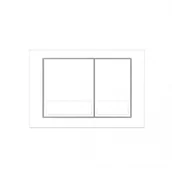 Akcesoria łazienkowe - Massi Przycisk spłukujący Massi BUTTO biały MSST-P07 - miniaturka - grafika 1