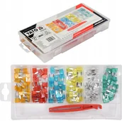 Bezpieczniki elektryczne - Grene Zestaw Bezpieczników Mini 121 Sztuk Yato 83143 - miniaturka - grafika 1