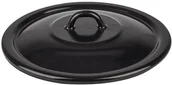 Pokrywki - ELOPOL ELOPOL Pokrywka emaliowana 14 cm czarna - miniaturka - grafika 1