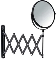Lusterka do makijażu - WENKO Lusterko kosmetyczne EXCLUSIV teleskopowe czarne 24100100 - miniaturka - grafika 1