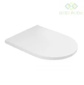 Deski sedesowe - Oltens Oltens Hamnes deska sedesowa twarda wolnoopadająca biała 45109000 45109000 - miniaturka - grafika 1