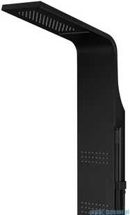 Corsan Kaskada panel prysznicowy z termostatem czarny A-014ATCZARNY | - Panele prysznicowe - miniaturka - grafika 3