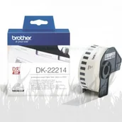 Dodatki do drukarek i skanerów - Brother Etykieta do QL-500/550/560/650/1050/1060N | 12mm x 30,48m DK-22214) Biała - miniaturka - grafika 1