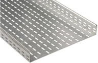 Akcesoria do kolektorów i fotowoltaiki - BAKS Korytko kablowe cynkowane perforowane 400x60mm 3m 1mm KCJ400H60/3N 160440 - miniaturka - grafika 1
