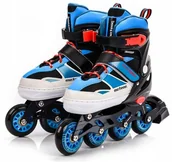 Rolki - Łyżworolki Regulowane Rolki 30-33 koła kauczukowe - miniaturka - grafika 1