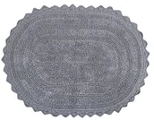 Dywaniki łazienkowe - DII oceanique można prać w pralce, 100% tkany bawełna okrągły dywanik łazienkowy miękkie i chłonne, blisko Vanity, wannie lub pod prysznic, 71,1 cm Dia, Mauve CAMZ37163 - miniaturka - grafika 1