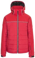 Kurtki narciarskie - Trespass Mens ogólny TED poliester Padded Windproof typu softshell kurtka narciarska kurtka, czerwony, xl MAJKSKM20006_REDXL - miniaturka - grafika 1