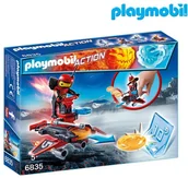 Klocki - Playmobil Firebot z wyrzutnią dysków 6835 - miniaturka - grafika 1