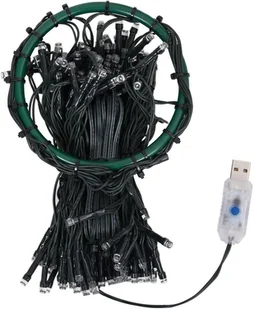 vidaXL Siatka lampek choinkowych, 150 niebieskich diod LED, 150 cm vidaXL - Oświetlenie świąteczne - miniaturka - grafika 5