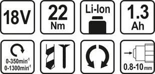Sthor 78972 (T78972) - Wiertarko-wkrętarki akumulatorowe - miniaturka - grafika 10