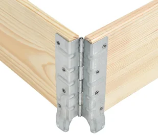 vidaXL Podniesiona grządka, 100x100 cm, lite drewno sosnowe - Donice - miniaturka - grafika 4