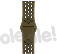 Akcesoria do pulsometrów i zegarków sportowych - Apple Pasek Sportowy Nike 40mm S/M & M/L oliwkowy MTMV2ZM/A - miniaturka - grafika 1