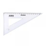 Linijki, ekierki - Donau Ekierka duża 19 cm 60° transparentna - miniaturka - grafika 1