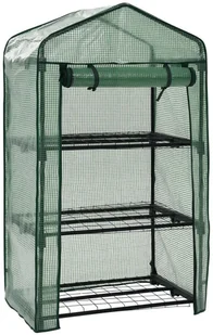 vidaXL 3-poziomowa mini szklarnia, 69x49x125 cm - Szklarnie ogrodowe - miniaturka - grafika 5