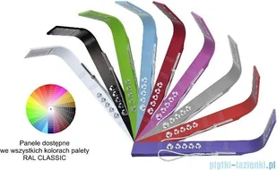 Corsan Kaskada panel prysznicowy z mieszaczem srebrny A-014AMSREBRNY | - Panele prysznicowe - miniaturka - grafika 7