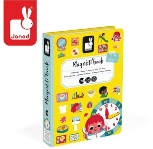 Janod Magnetyczna układanka Uczę się zegarka - Układanki dla dzieci - miniaturka - grafika 35