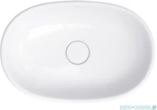 Omnires Classica M+ umywalka nablatowa 61x40 cm biały połysk CLASSICAUNBP | - Umywalki - miniaturka - grafika 3