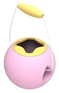 Quut Małe wiaderko wielofunkcyjne Mini Ballo Sweet Pink + Yellow Stone - Zabawki do piasku - miniaturka - grafika 5