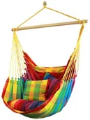 Fotele ogrodowe wiszące - Fotele hamakowe KOALA Kolekcja tęczowa Koala Fotel hamakowy szeroki HC10 - miniaturka - grafika 1