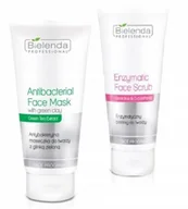 Peelingi i scruby do twarzy - Bielenda Enzymatyczny Peeling+antybakteryjna Maska - miniaturka - grafika 1